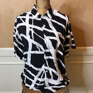 VTG Jams World Hawaiian button front rayon shirt